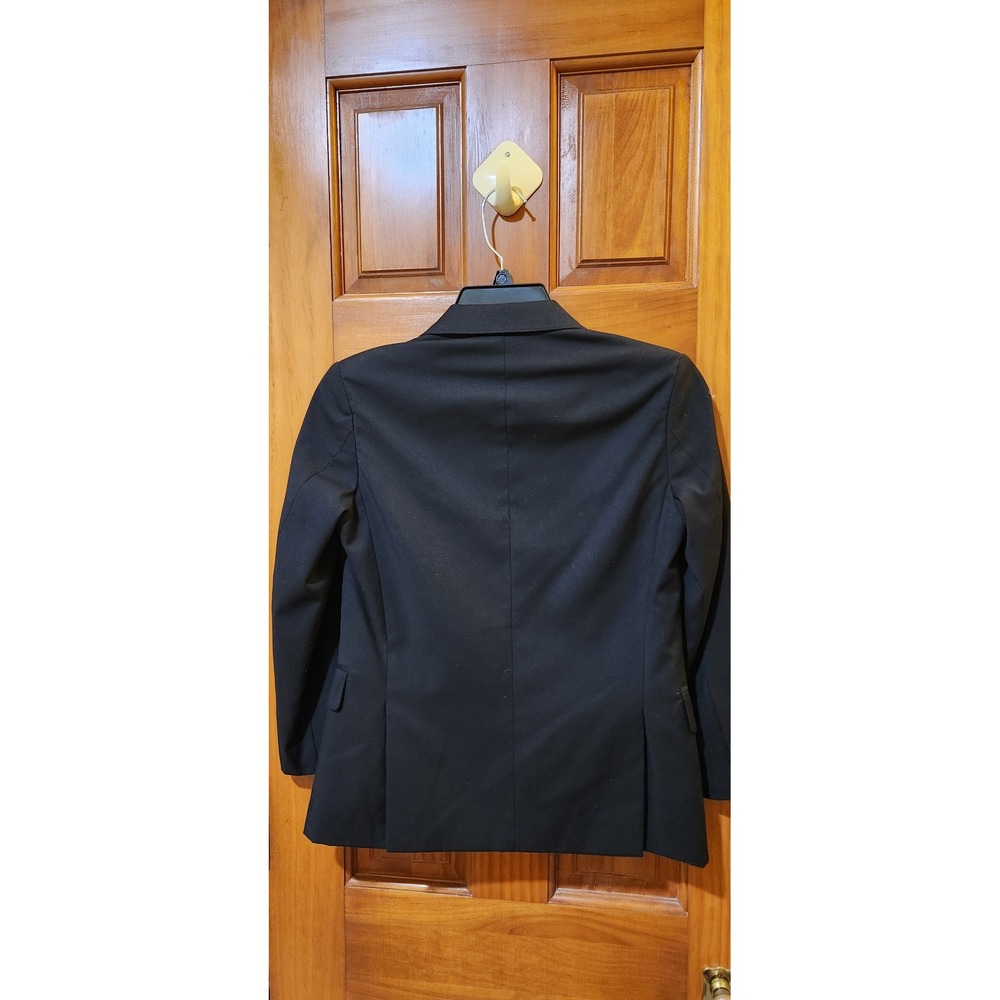 American Exchange Boys Black Blazer Suit Jacket Formal Wedding Size 8 - Picture 3 of 5